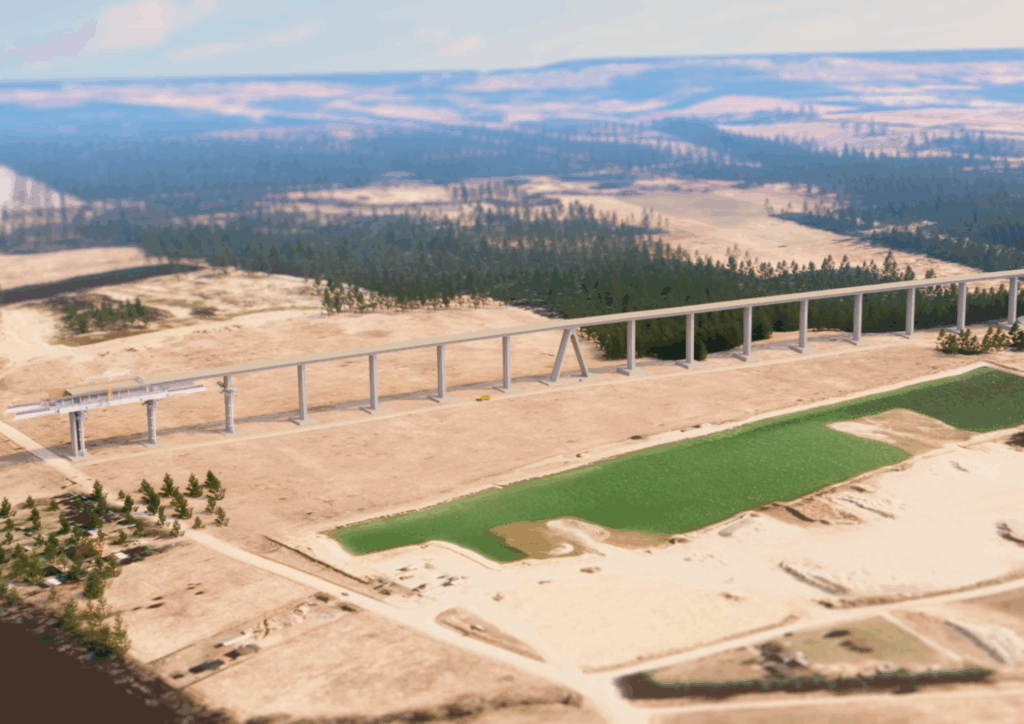 MSS rail baltica Neris bridge