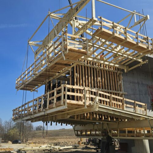 5 pairs of Balanced Cantilever Form Travellers at Construction of the Morawica and Wola Morawicka bypasses in Poland