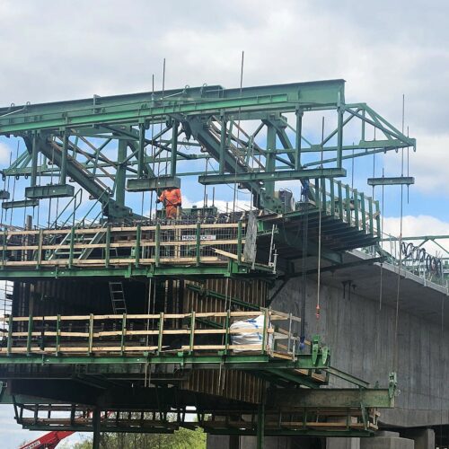 5 pairs of Balanced Cantilever Form Travellers at Construction of the Morawica and Wola Morawicka bypasses in Poland