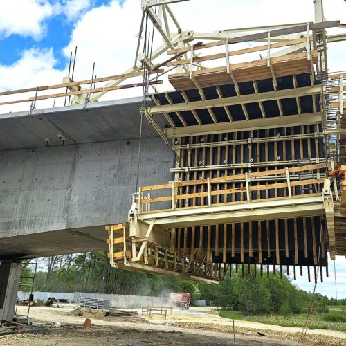 5 pairs of Balanced Cantilever Form Travellers at Construction of the Morawica and Wola Morawicka bypasses in Poland